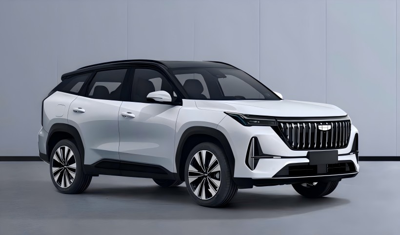 A Geely új Boyue L-jének teaser képei, amelyek egy teljes domain AI technológiai rendszert tartalmaznak